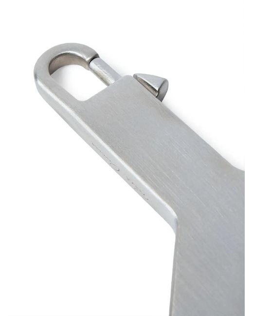Rick Owens Gray Cerberus Keyring for men