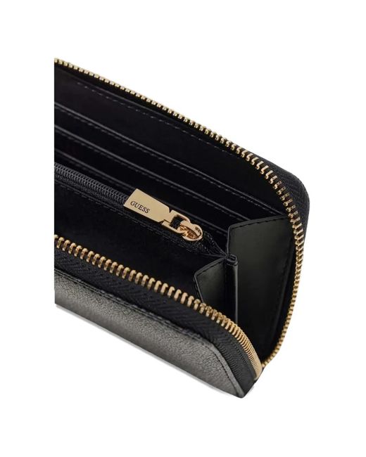 Guess Black Laurel Zip Wallet