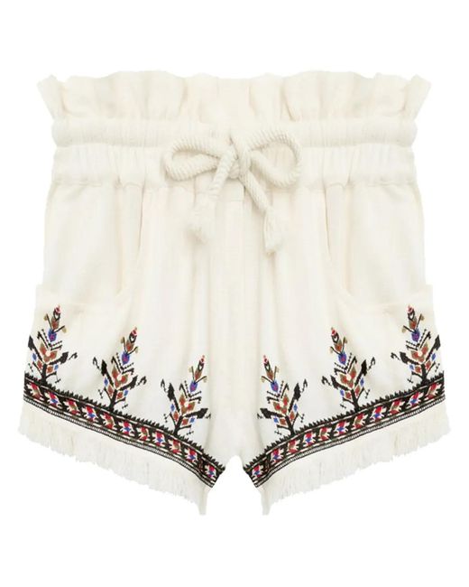 Isabel Marant Natural Kriss Shorts