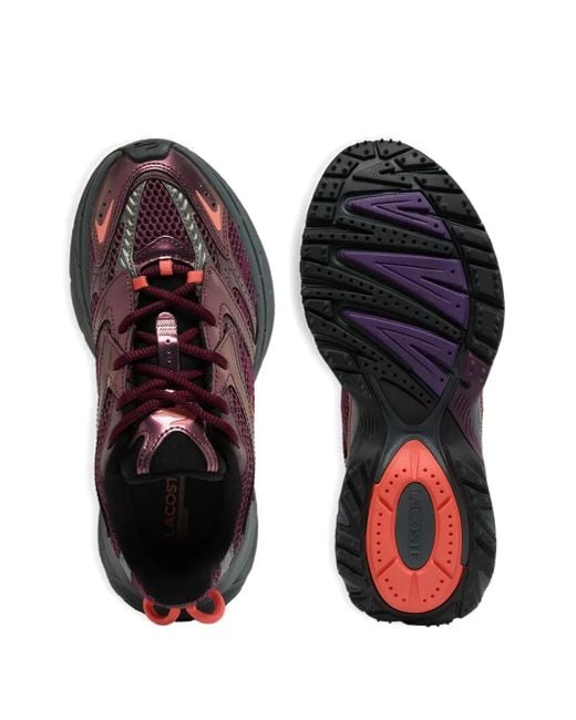 Lacoste Purple L003 Neo Shot Lace-Up Sneakers