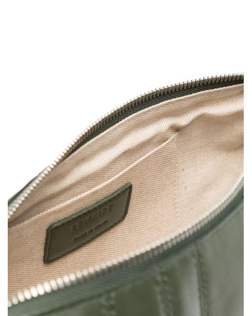 Lemaire Green Medium Croissant Shoulder Bag
