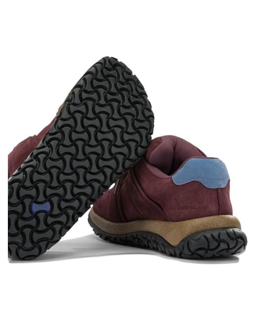 Birkenstock Brown Goerlitz 1774 Panelled Suede Sneakers for men