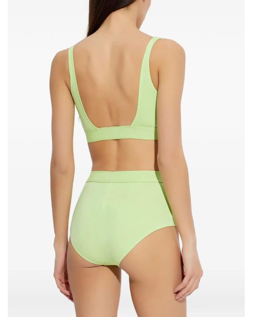 Tom Ford Green Logo-Detail Bra