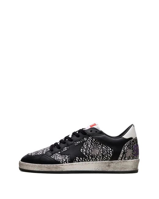 Golden Goose Deluxe Brand Black Ball Star Printed Sneakers for men