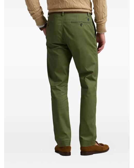Polo Ralph Lauren Green Cotton Trousers for men