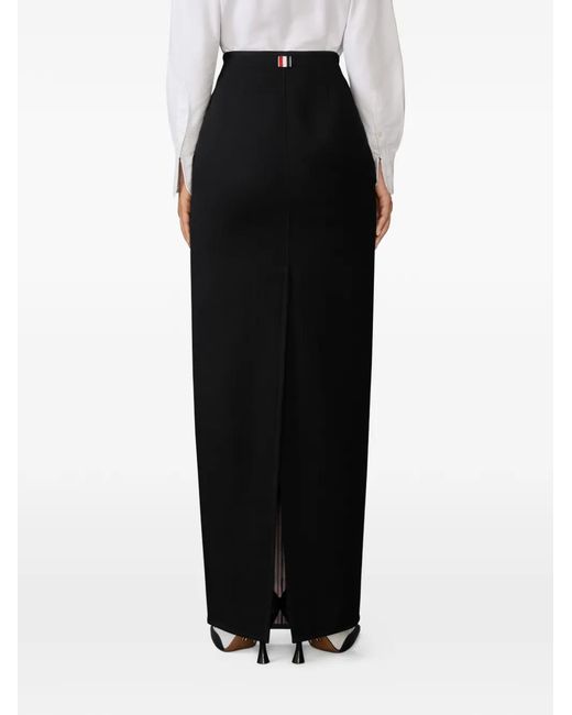 Thom Browne Black Hobble Maxi Skirt