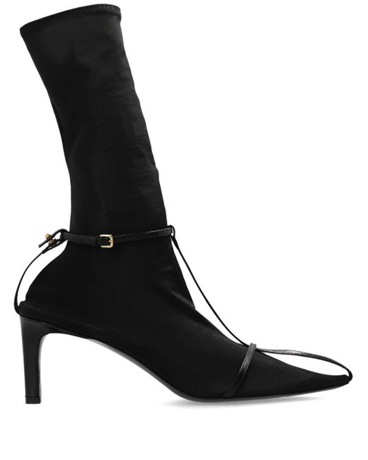 Botas estilo calcetín con ribete Jil Sander de color Black
