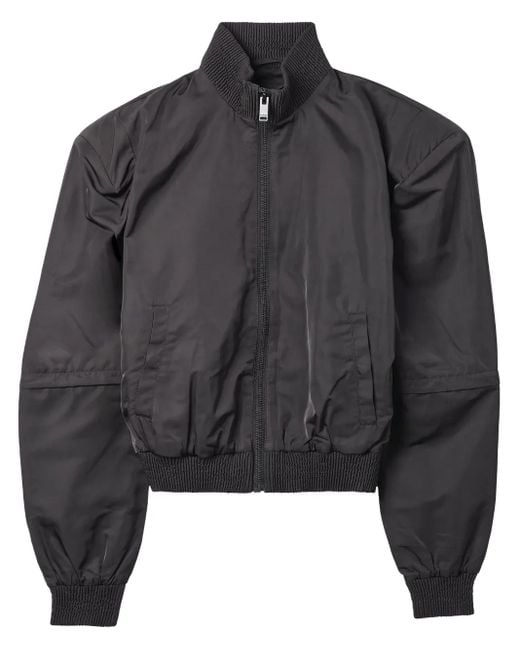Han Kjobenhavn Black Square-Shoulder Track Jacket for men
