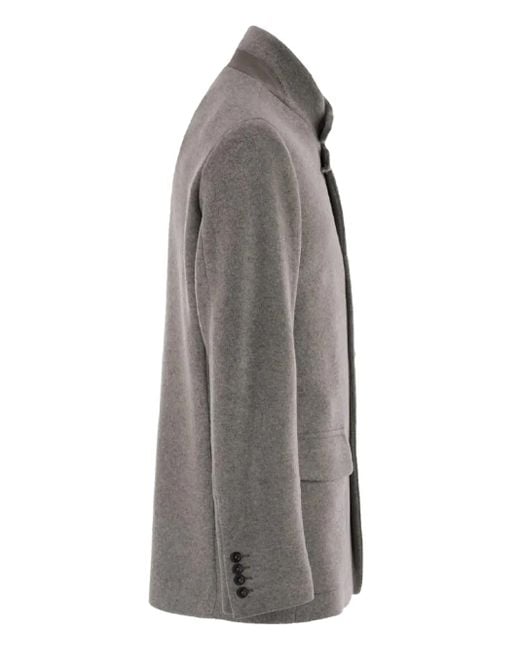 Fay Gray Wool Blend Single Breasted Blazer for men