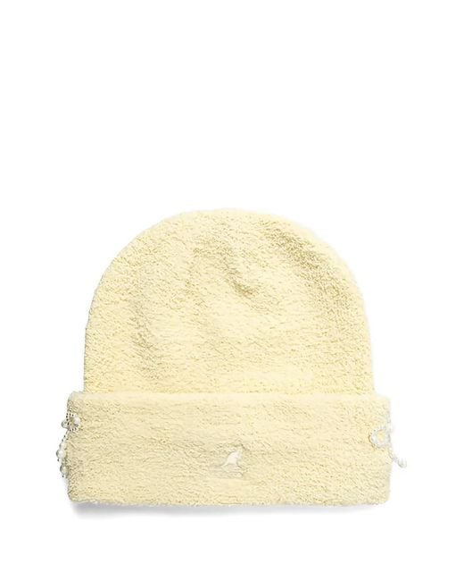 Kangol Natural Pearl Bow Beanie Hat