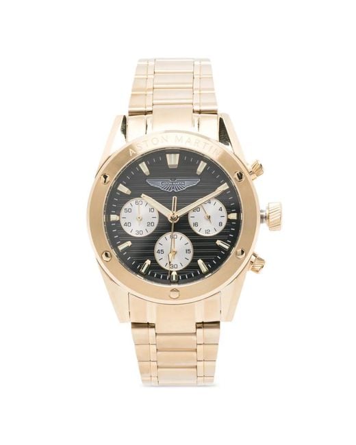 Aston Martin Watches Metallic 38Mm Interchangable-Ring Watch for men