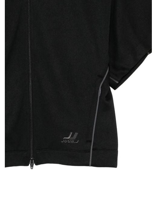 Juun.J Black Logo-Embroidered Jacket