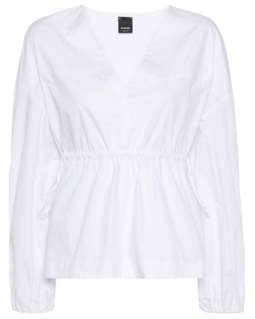 Pinko Shirt Met Lange Mouwen in het White