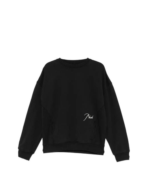 Pull À Logo Brodé Rhude pour homme en coloris Black