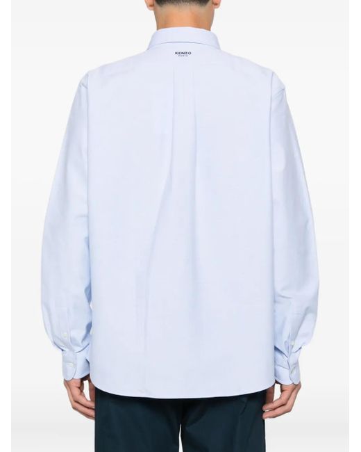 KENZO White Boke Flower Casual Shirt for men