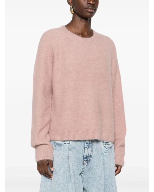 Vince Red Crew-Neck Sweater