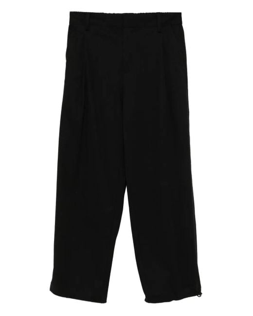 メンズ CROQUIS ドローストリング パンツ Black