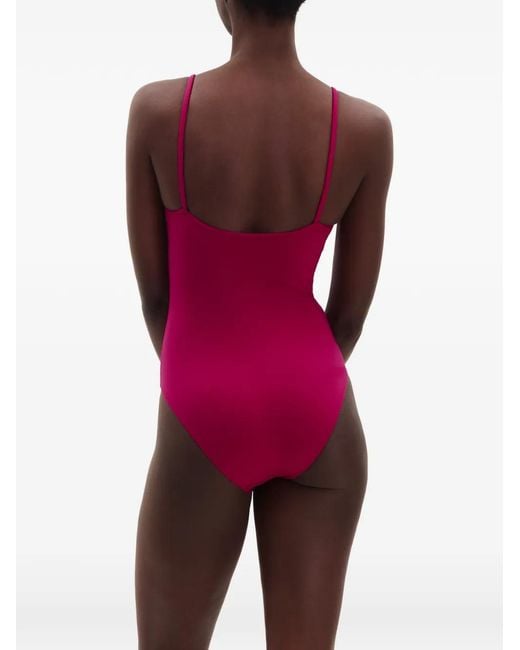 Eres Red Intense V-Neck Swimsuit