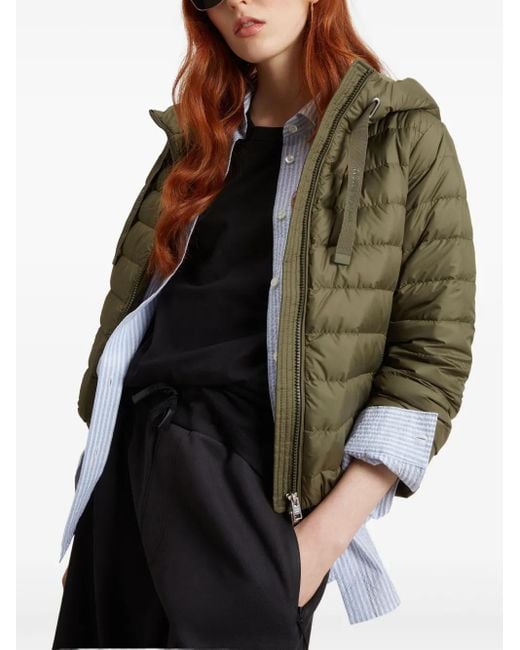 Woolrich Green Gesteppte Jacke