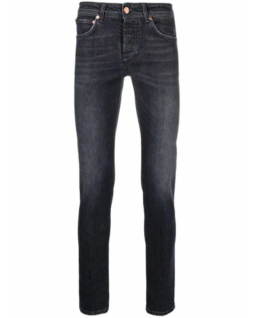 Barba Napoli Blue Skinny-Cut Jeans for men