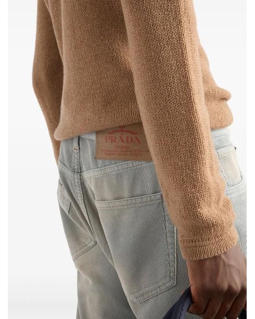 Vaqueros Rectos Prada de hombre de color Gray