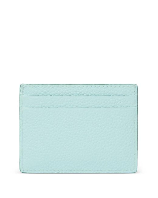 Lancel Blue Leather Card Holder