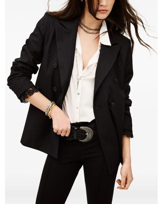 Ba&sh Black Coline Blazer