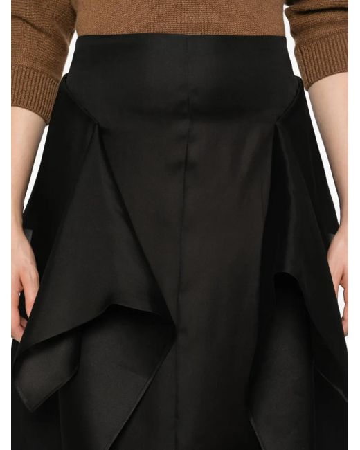 Khaite Black Nina Skirt