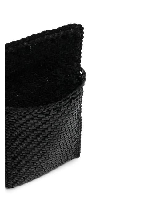 Dragon Diffusion White Leather Phone Bag
