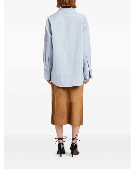 Proenza Schouler Blue Addy Shirt