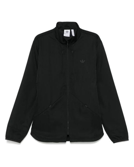Adidas Black Trefoil-Logo Jacket for men