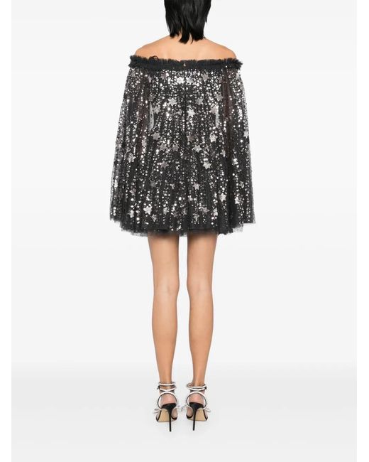 Needle & Thread Shooting Stars ミニドレス Black