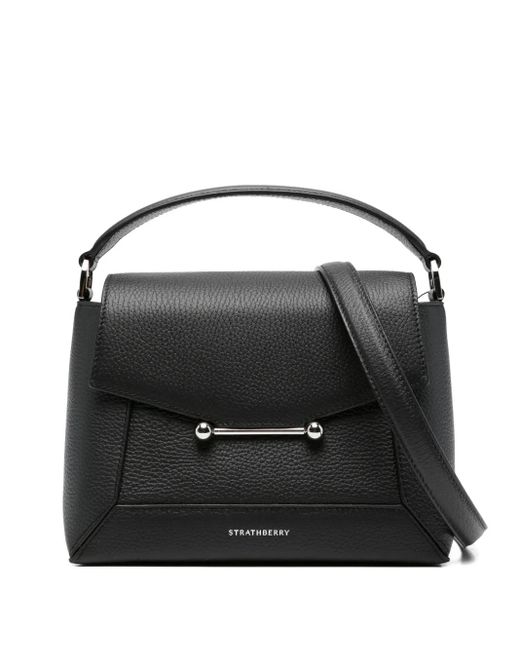 Strathberry ロゴ トートバッグ Black