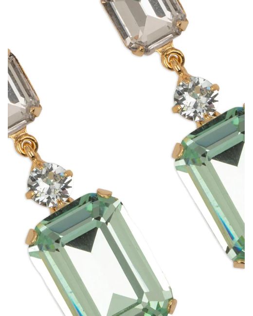 Jennifer Behr Green Justine Earrings