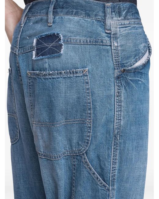Maison Margiela Blue Wide-Leg Jeans for men