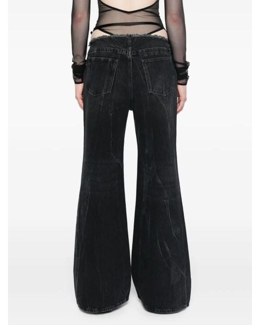 Givenchy Black Flare Jeans