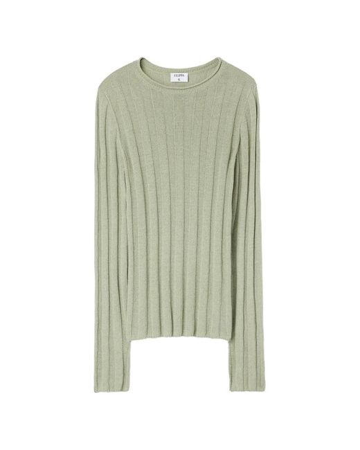 Filippa K Green Ribbed-Knit Sweater