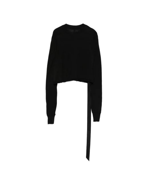 Rick Owens Black Long-Sleeve T-Shirt