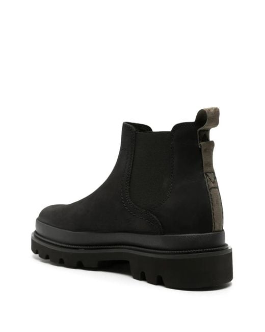 Clarks Black Badell Top Suede Ankle Boots for men