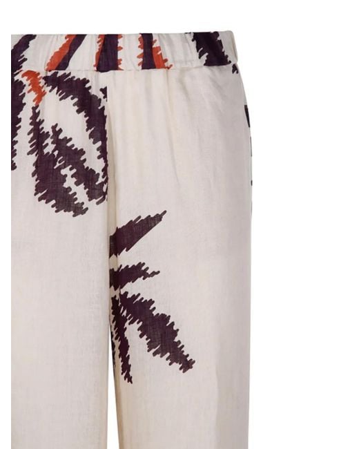Pantalon En Lin JUAN DE DIOS en coloris White