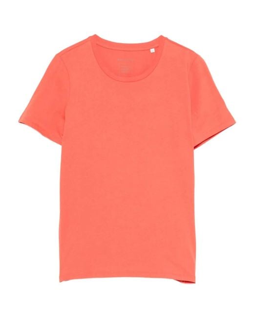 Marc O' Polo Pink Crew-Neck Short-Sleeve T-Shirt