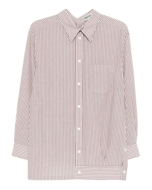 Issey Miyake Pink Striped Shirt