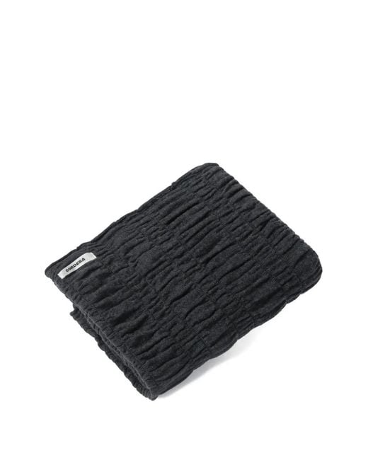 Cordera Black Gathered Wrap