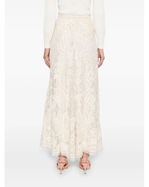 P.A.R.O.S.H. Natural Nixie Midi Skirt