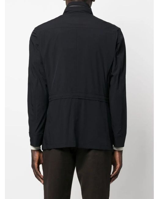 Moorer Blue Manolo-Kn Field Jacket for men