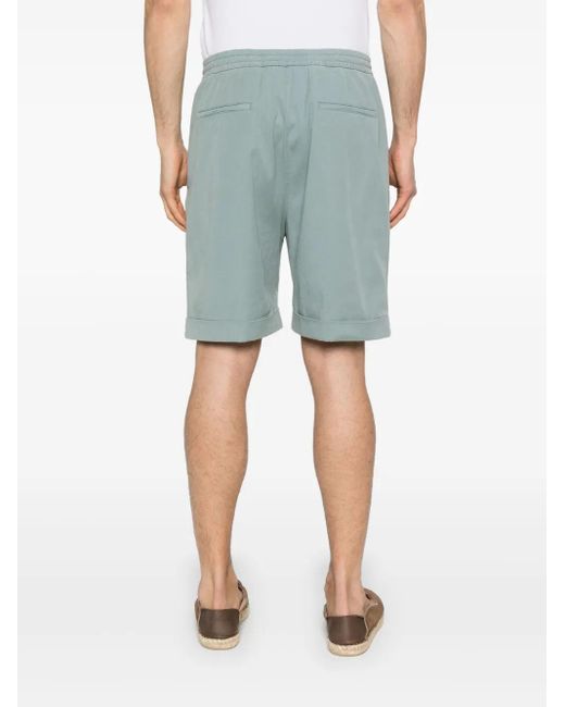 Canali Blue Drawstring Shorts for men