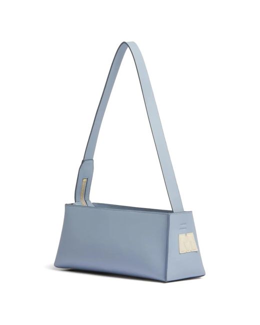 Marni Blue Museo Geometric-Shaped Shoulder Bag