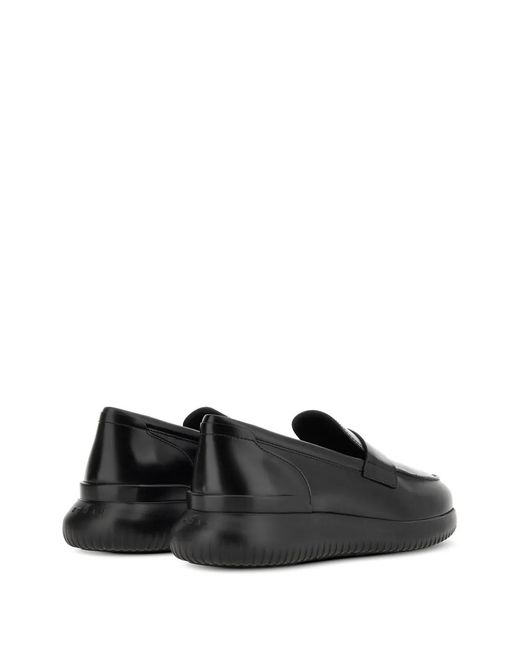 Hogan Black Classic Loafer for men
