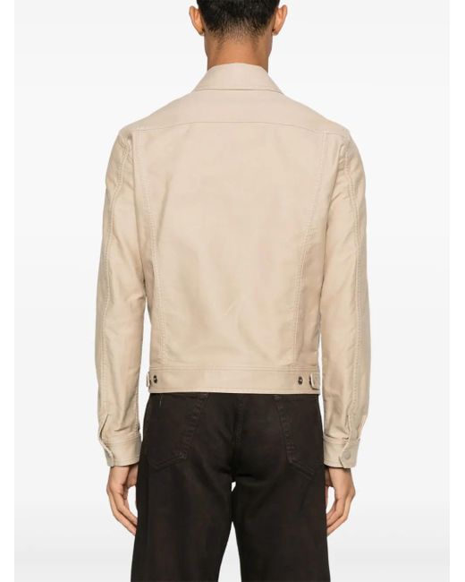 Tom Ford Natural Gabardine-Weave Jacket for men