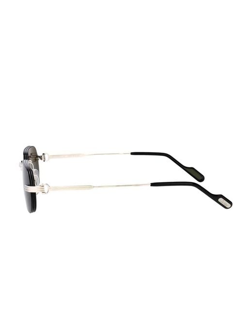 Cartier Green Rectangle Sunglasses